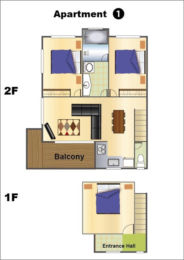 The Seasons Apartments Хакуба Екстер'єр фото