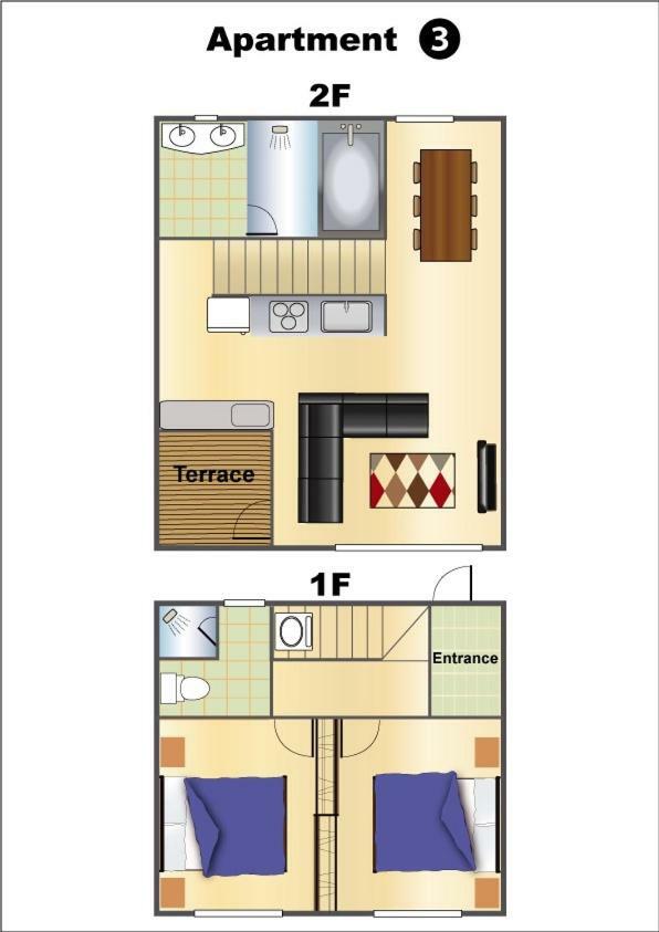 The Seasons Apartments Хакуба Екстер'єр фото
